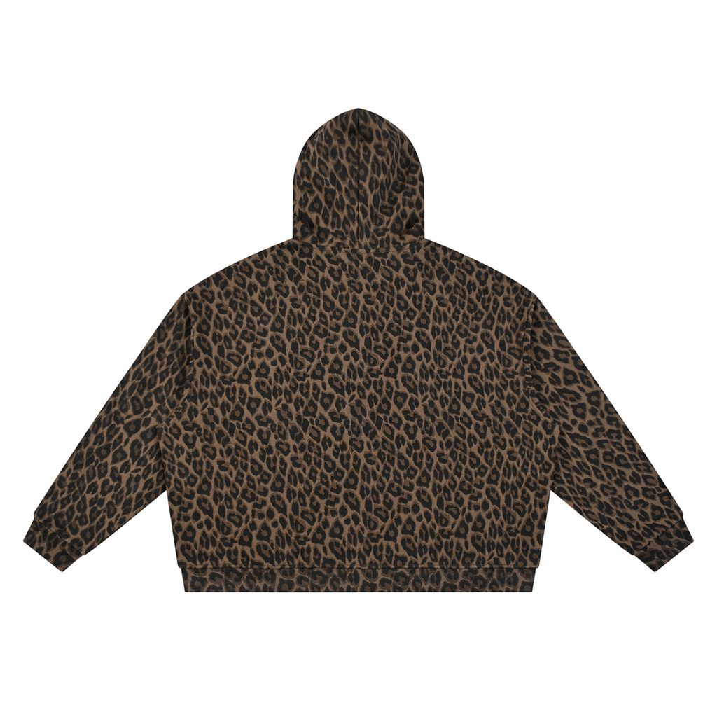 EF Hardy Leopard Full Zip Hoodie
