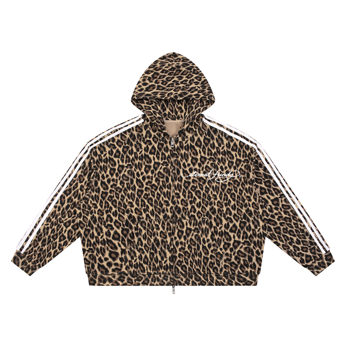 EF Hardy Leopard Full Zip Hoodie