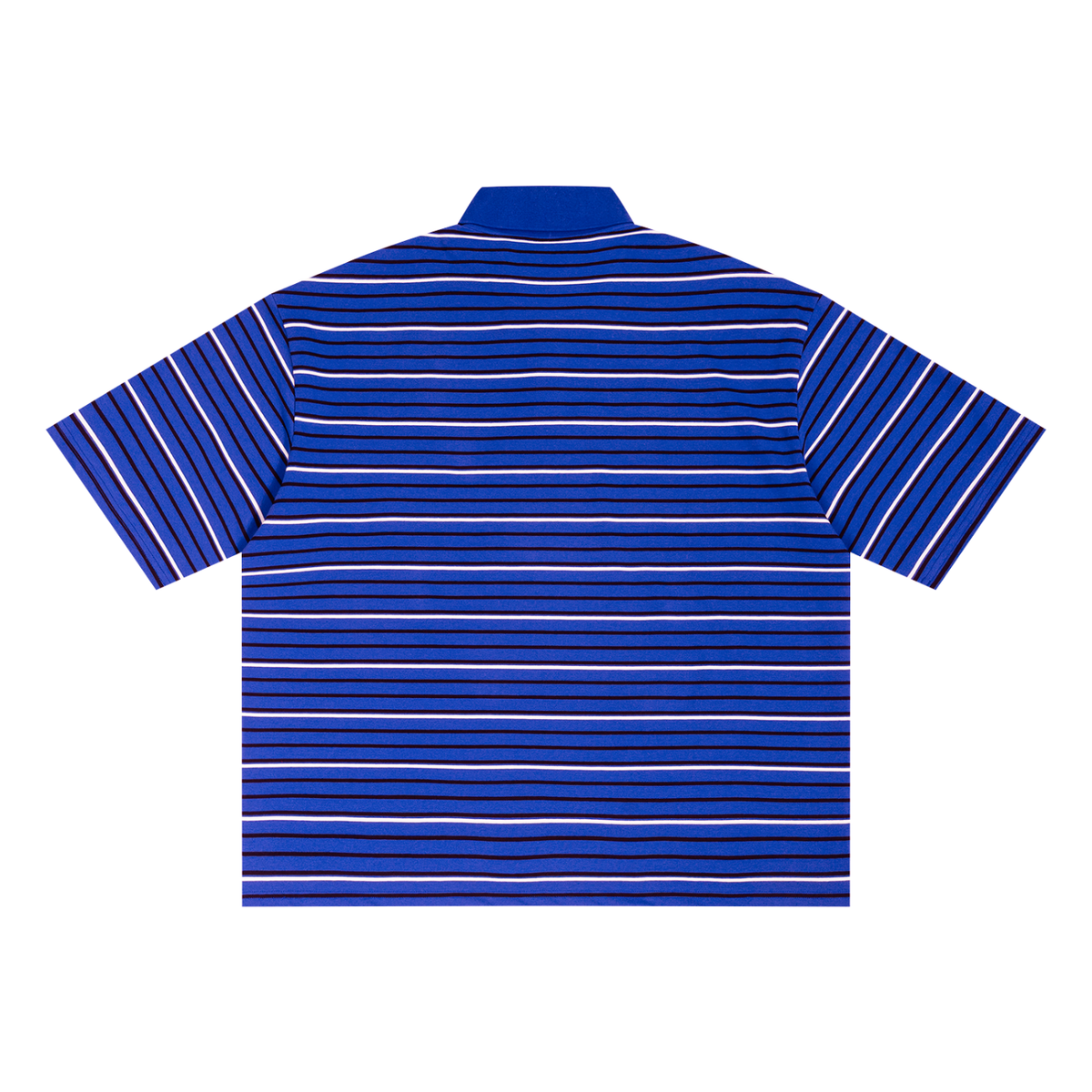 Luxe Striped Boxy Polo