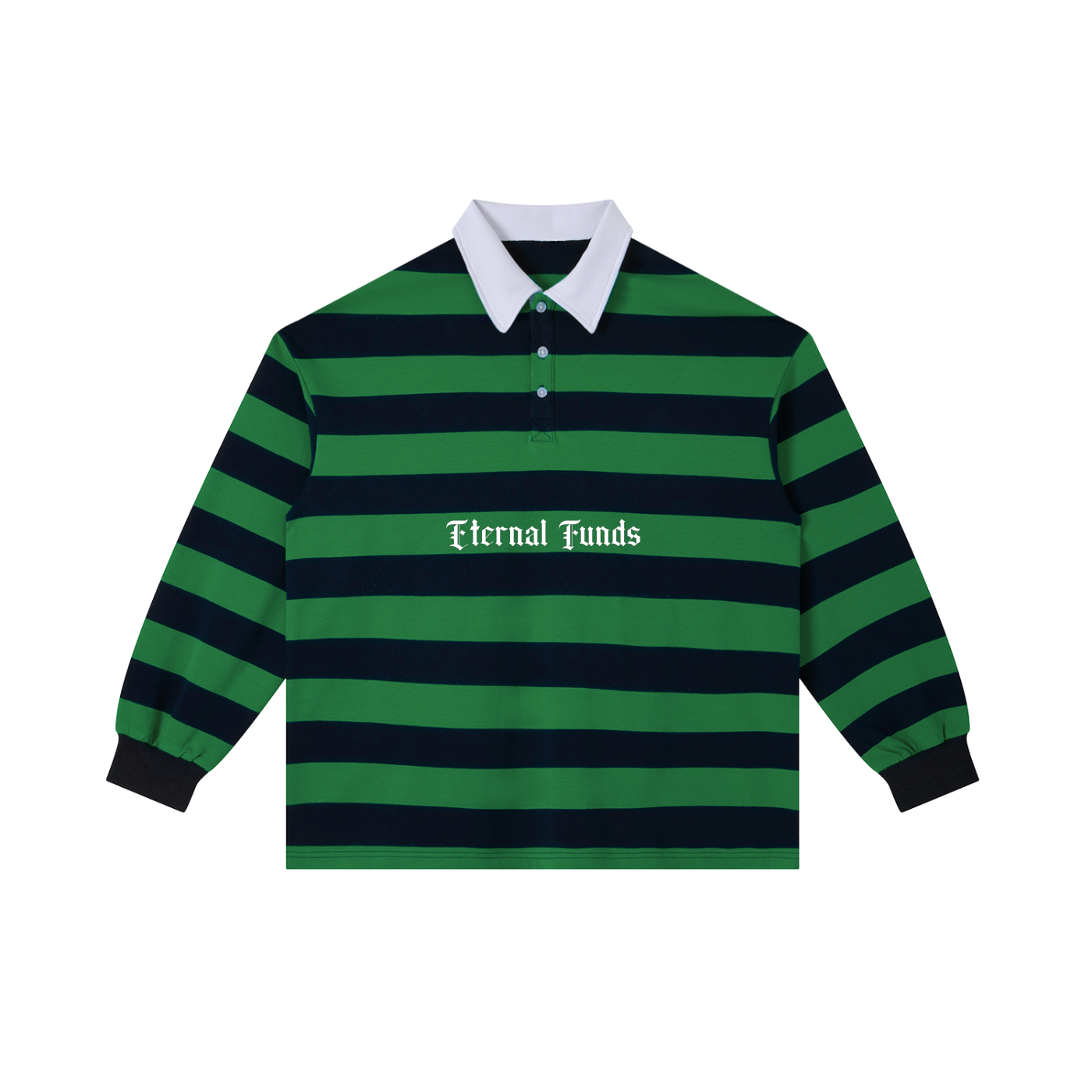 Color Block Stripe Polo Shirt