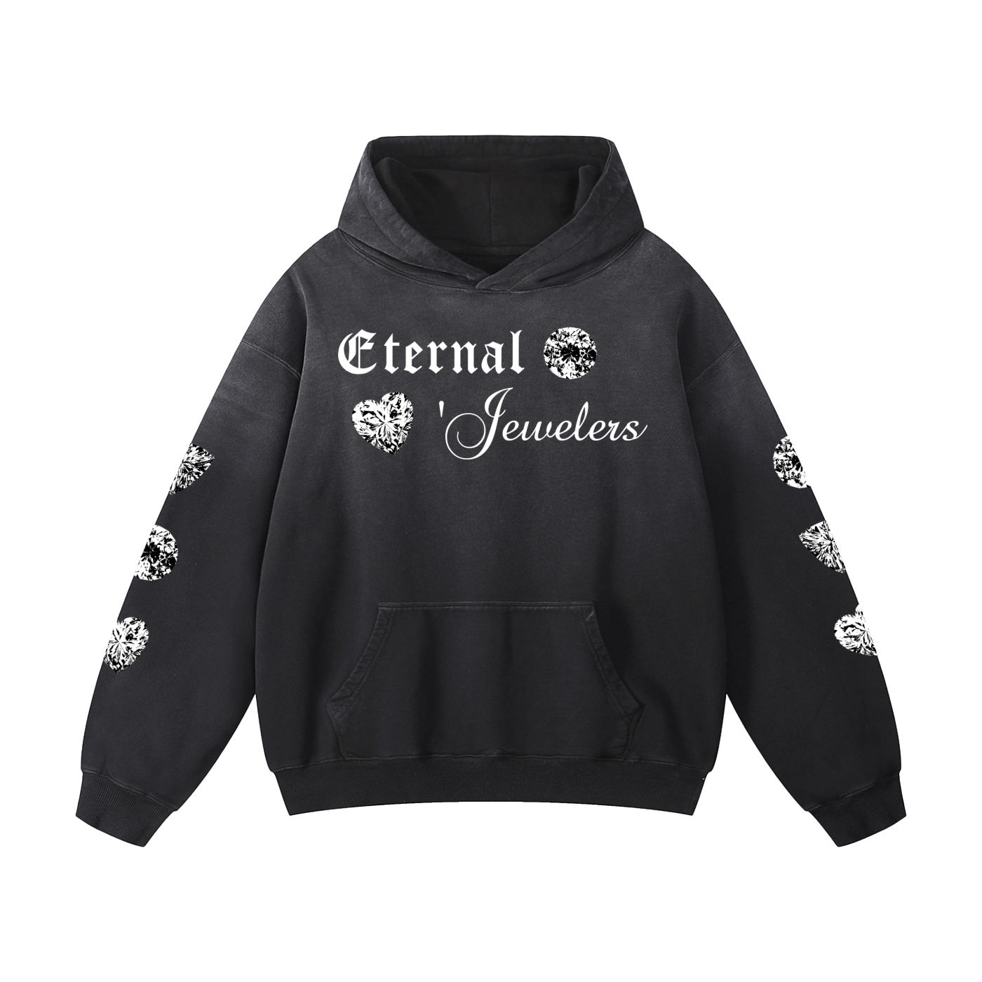 'Eternal Jewelers' Sunfade Oversized Hoodie