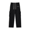 Side Stripe Straight-Leg Pants