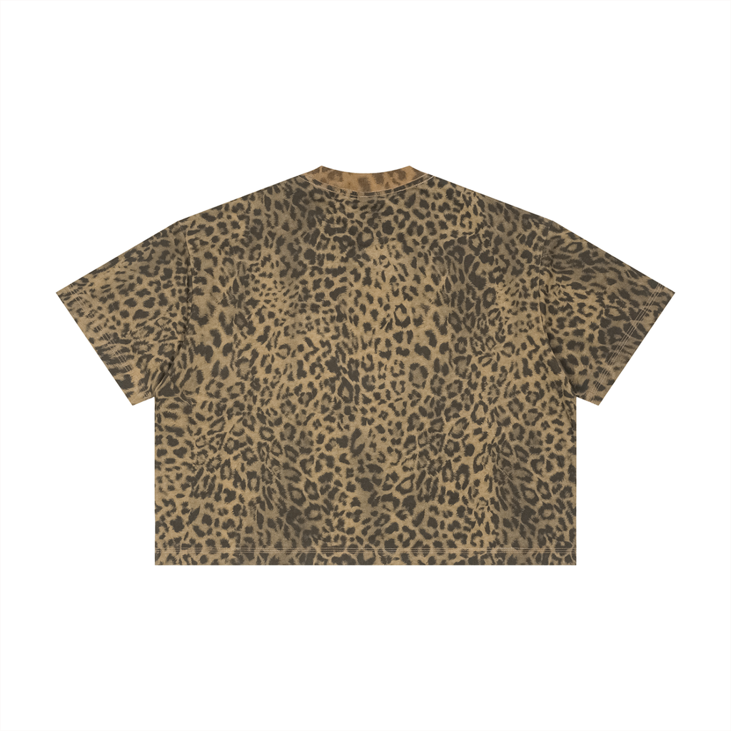 EF Hardy Boxy Leopard Tee