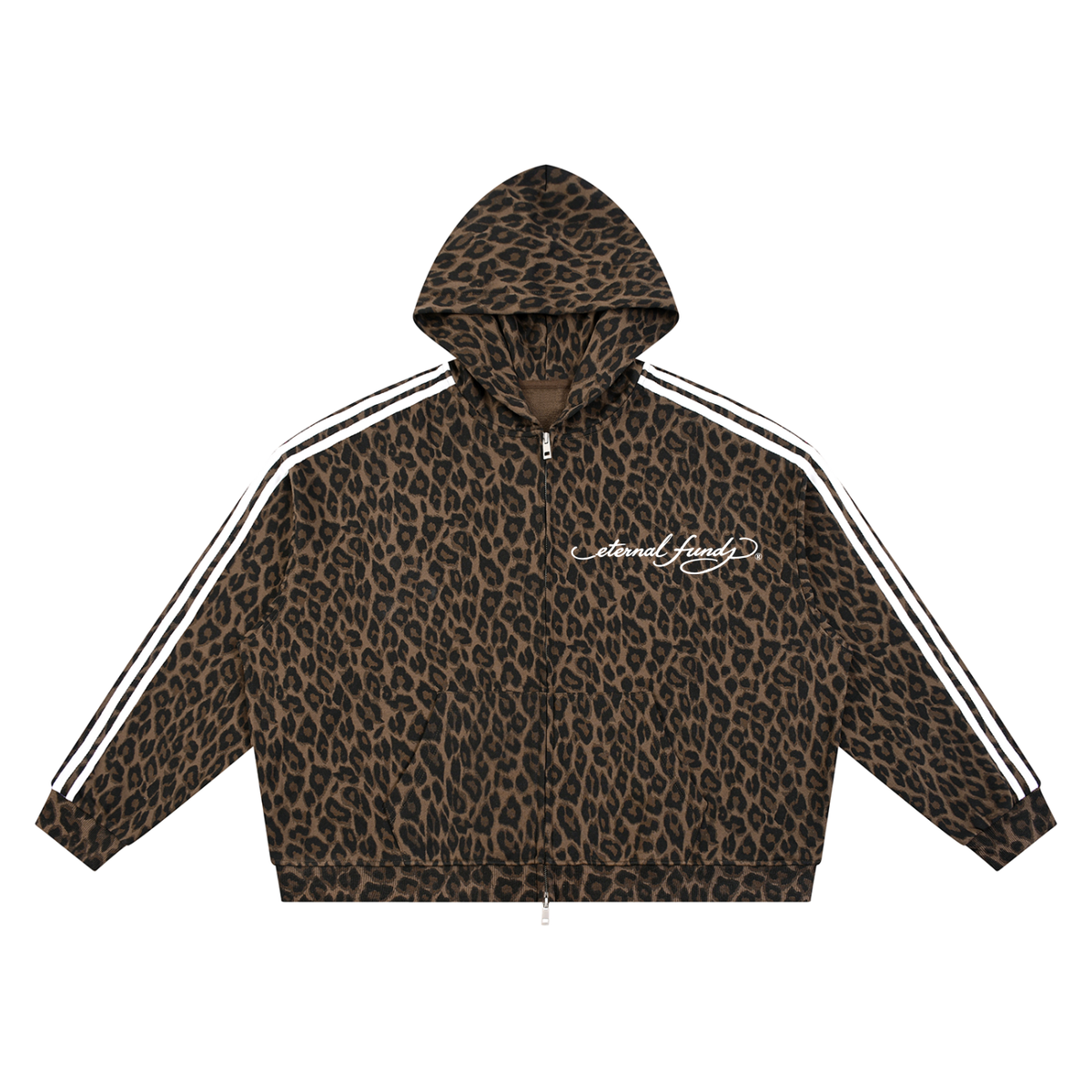 EF Hardy Leopard Full Zip Hoodie