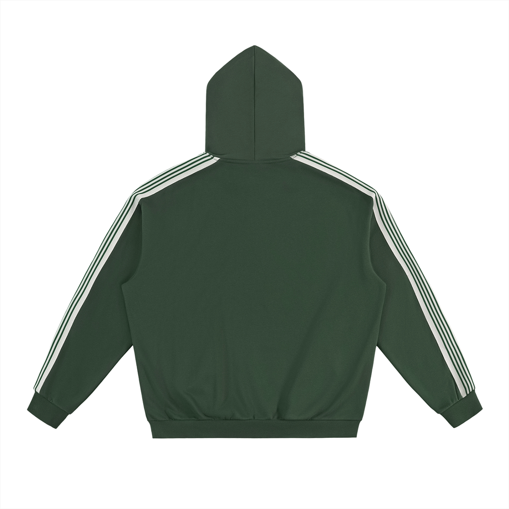 Side Stripe Drop Shoulder Hoodie