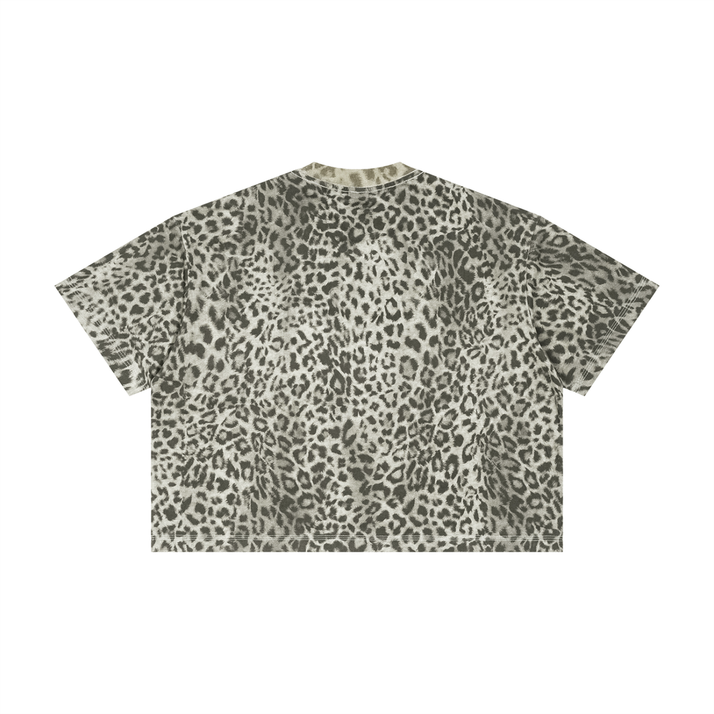 EF Hardy Boxy Leopard Tee